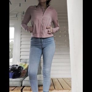 Pink Forever21 light weight bomber
